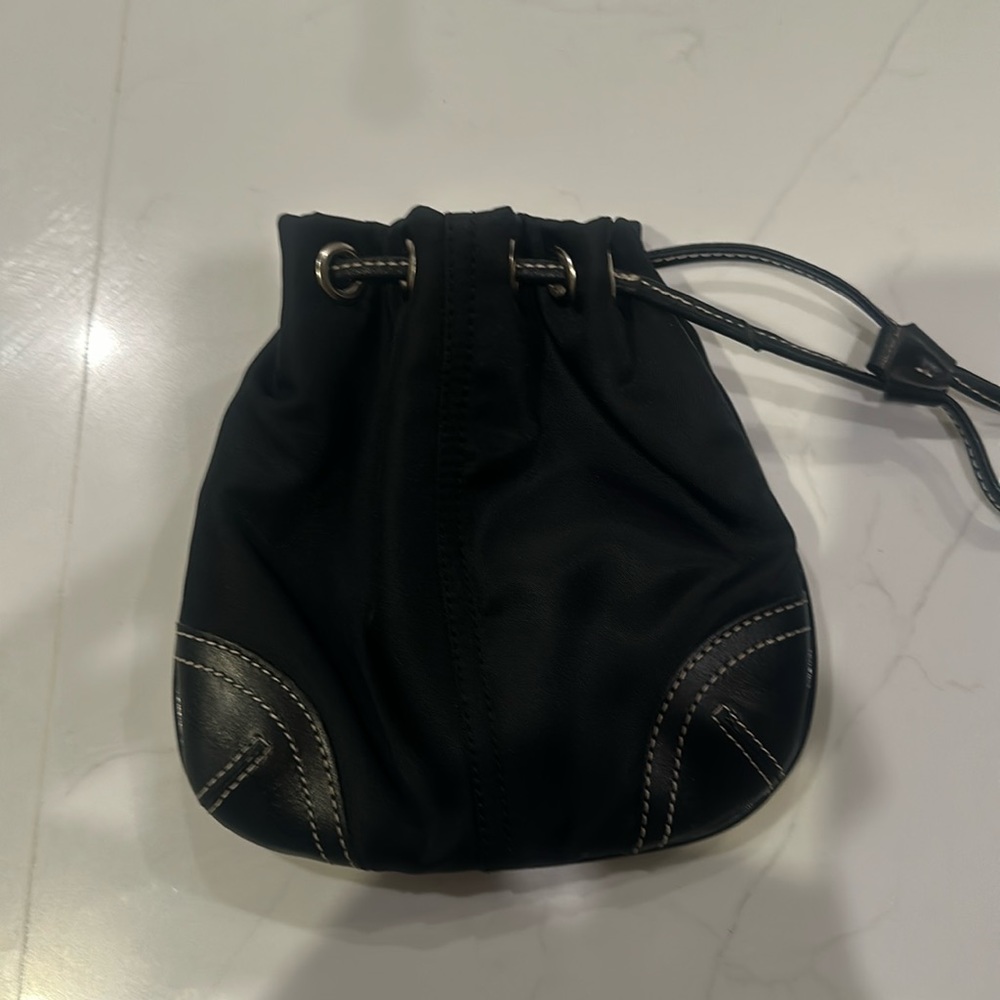 Coach Drawstring Pouch Wristlet